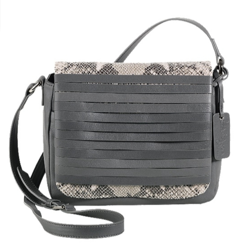 Cole Haan Gray Crossbody Bag Vintage Maria Sharapova 1 Corner has a tiny rub GUC